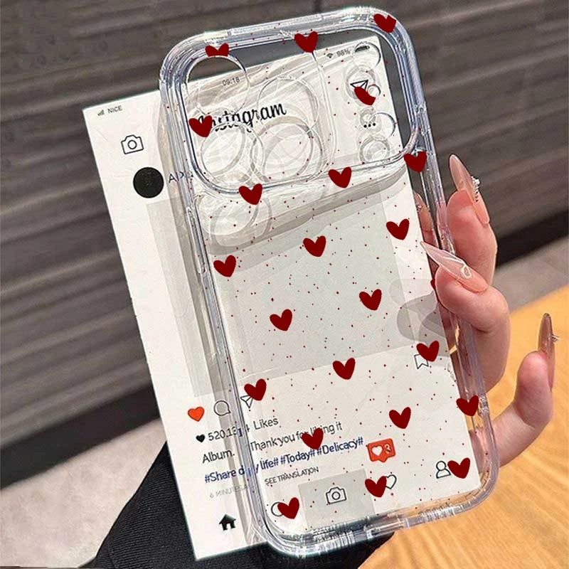 Xiaomi Redmi Note 13 - Coque de téléphone transparente avec motif