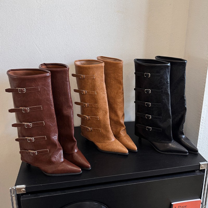 Leather Classic Strap - Nouvelles bottes d'automne et d'hiver à