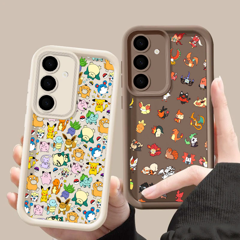 Samsung Galaxy S24 - Coque mignonne de dessin animé P-Pokemons