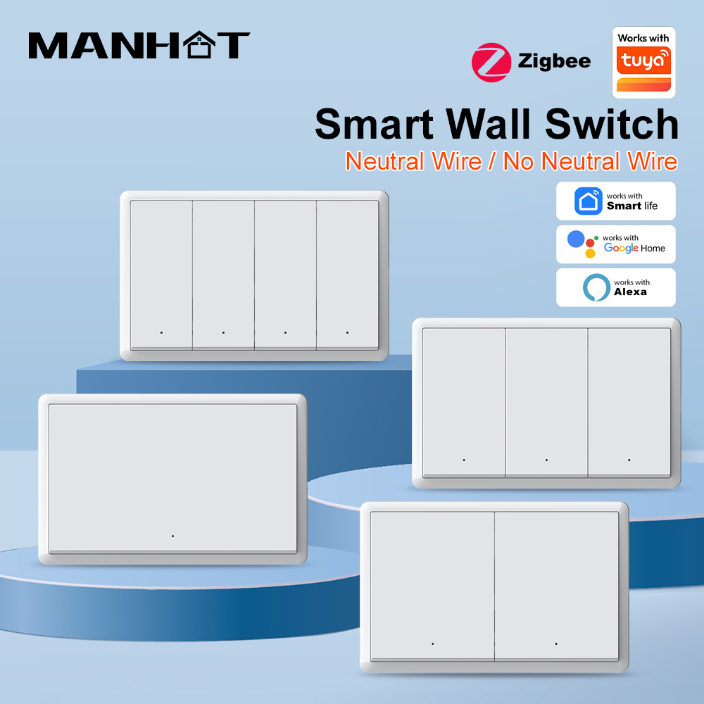 Smart Accessories - Interrupteur intelligent MANHOT ZigBee3.0 sans fil