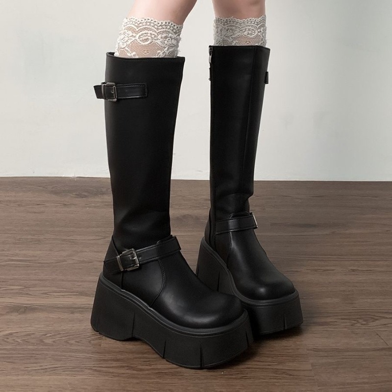 Bottes classiques noires pour  - Leather Classic Strap avis et prix