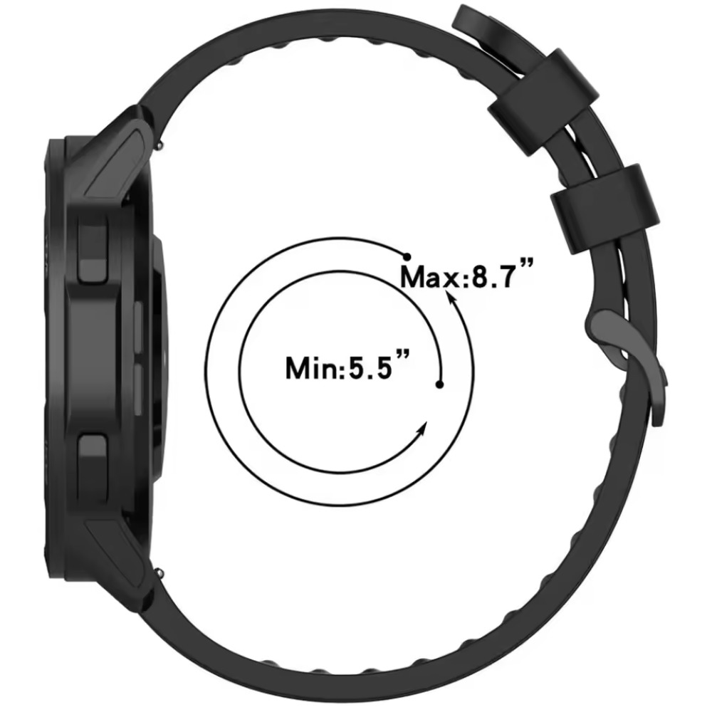 Bracelet en silicone 20 mm 22  - Smartwatch X2 avis et prix